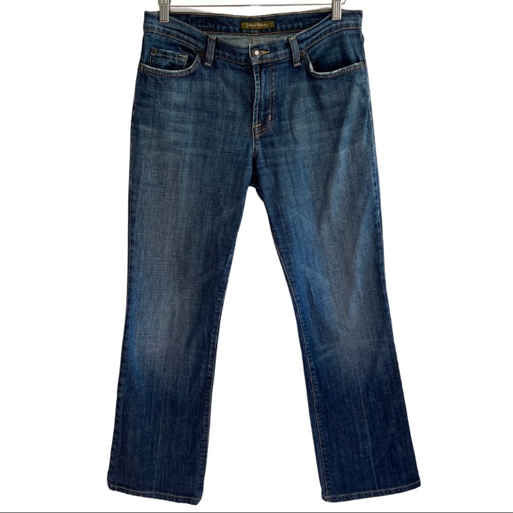 David Kahn Bootcut Jeans Womens 8 Blue Mid Rise 29 Inseam Y2K Denim